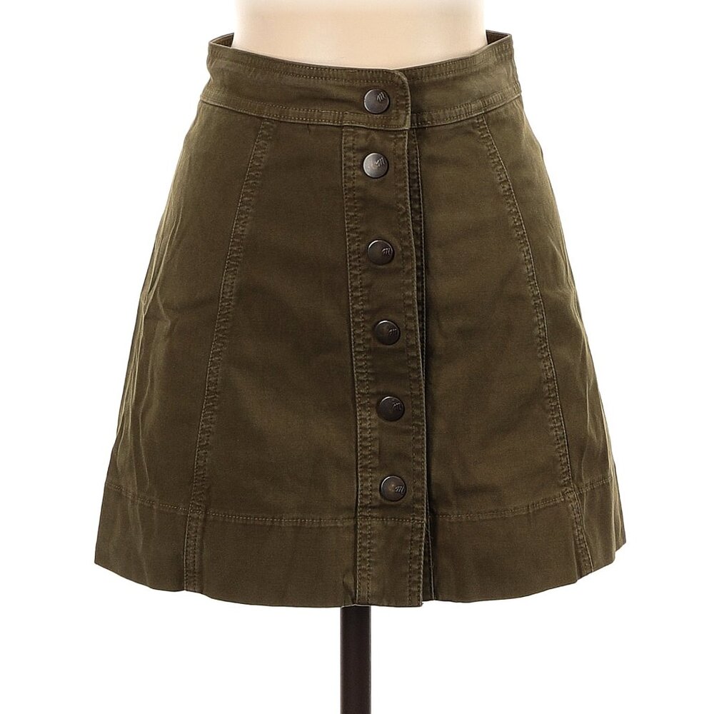 Madewell Army Green Skirt Size 00